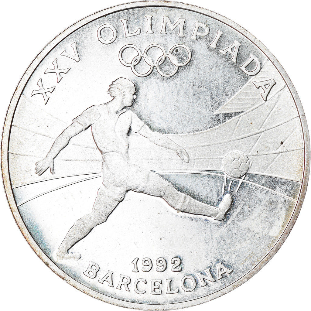 Münze, Andorra, 10 Diners, 1989, VZ+, Silber, KM:53