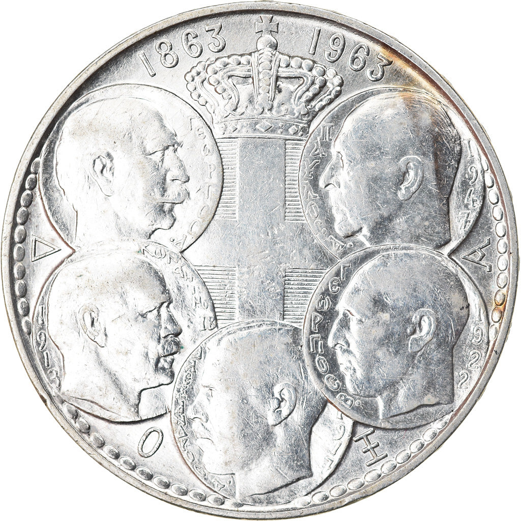 Moneta, Grecia, Paul I, 30 Drachmai, 1963, BB+, Argento, KM:86