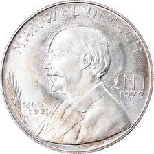 Moneta, Malta, Pound, 1972, MS(63), Srebro, KM:13