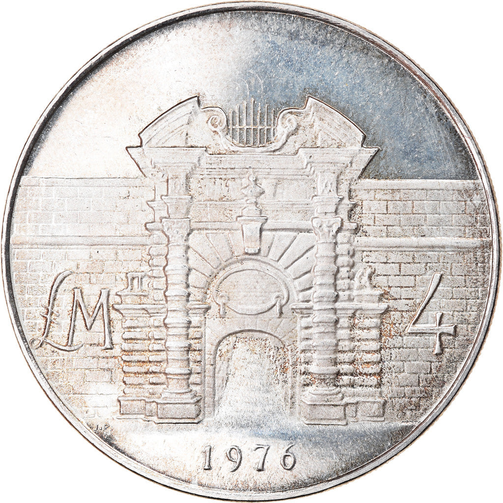 Coin, Malta, 25 Cents, 1976, Franklin Mint, USA, MS(63), Copper-nickel, KM:29b