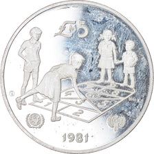 Moneta, Malta, 5 Pounds, 1981, SPL, Argento, KM:53