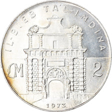 Münze, Malta, 2 Pounds, 1973, VZ+, Silber, KM:20