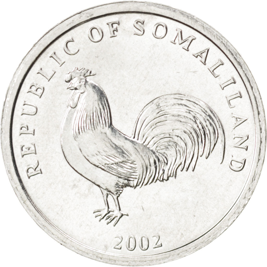 Somaliland, 5 Shillings, 2002, KM #5, MS(63), Aluminium, 21.9, 1.25