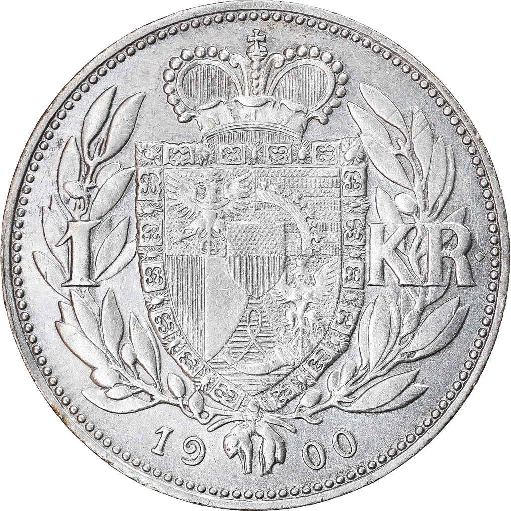 Monnaie, Liechtenstein, Prince John II, Krone, 1900, SUP, Argent, KM:2