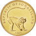 Moneta, Somaliland, 10 Shillings, 2002, SPL, Ottone, KM:3