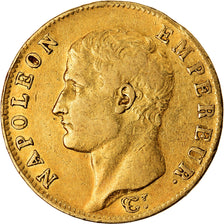 Moneda, Francia, Napoléon I, 20 Francs, AN 13, Paris, BC+, Oro, KM:663.1