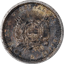 Moneta, Uruguay, 10 Centesimos, 1877, Uruguay Mint, Paris, Berlin, Vienna, SPL