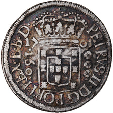 Coin, Brazil, Pedro, 160 Reis, 1701, Pernambuco, VF(30-35), Silver, KM:88.2