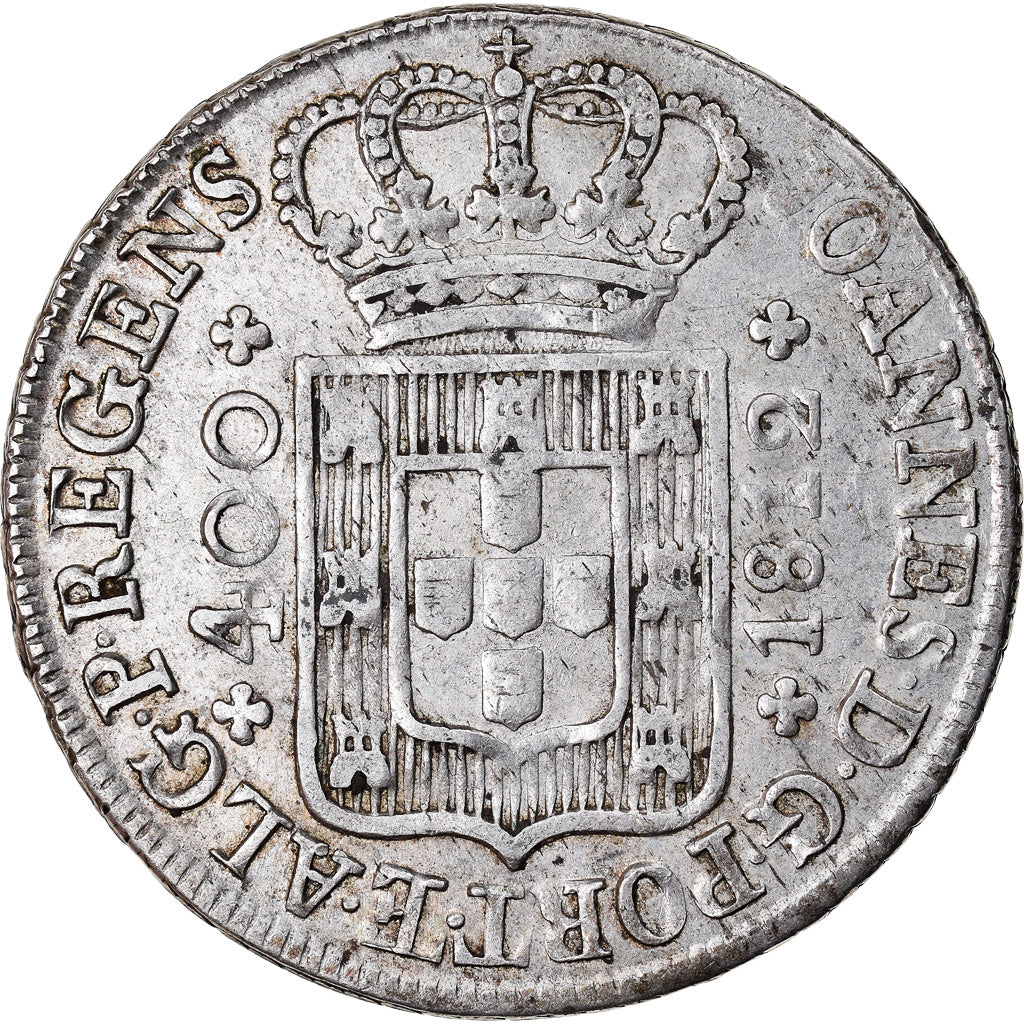 Monnaie, Portugal, Jo, 400 Reis, Pinto, 480 Reis, 1812, Lisbonne, TB+, Argent