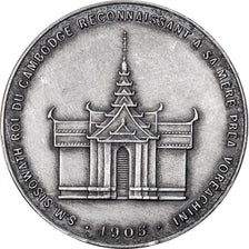 Kambodscha, Medaille, Sisowath Ier, Reconnaissance à sa mère, 1905, VZ