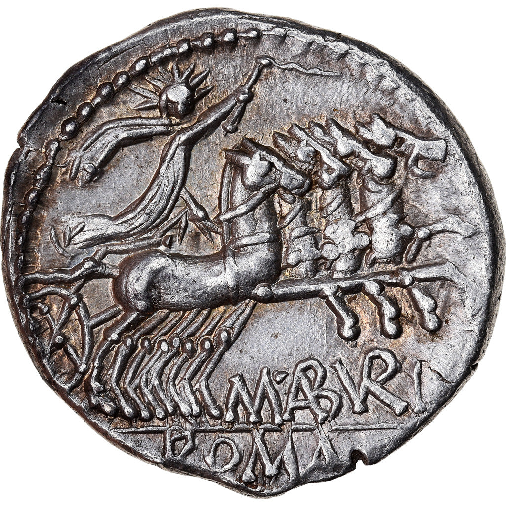 Moneta, Aburia, Denarius, Rome, AU(55-58), Srebro, Crawford:250/1