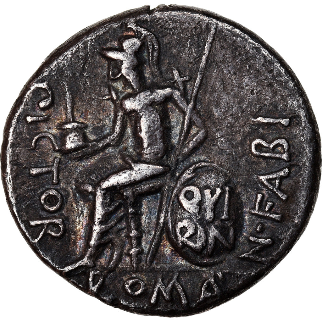 Münze, Fabia, Denarius, Rome, SS+, Silber, Crawford:268/1a