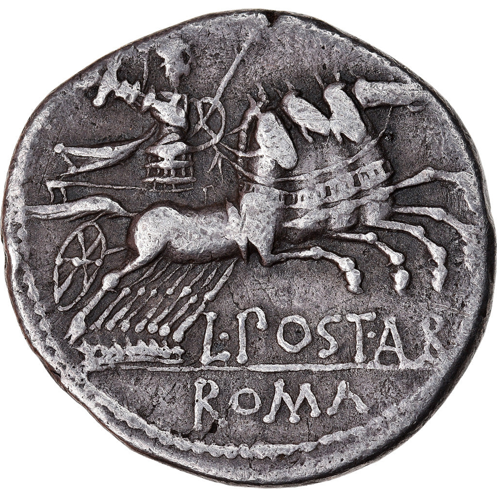 Moneta, Postumia, Denarius, Rome, EF(40-45), Srebro, Crawford:252/1