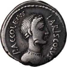 Monnaie, Accoleia, Denier, 43 BC, Rome, TTB+, Argent, Crawford:486/1