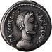Monnaie, Accoleia, Denier, 43 BC, Rome, TTB+, Argent, Crawford:486/1