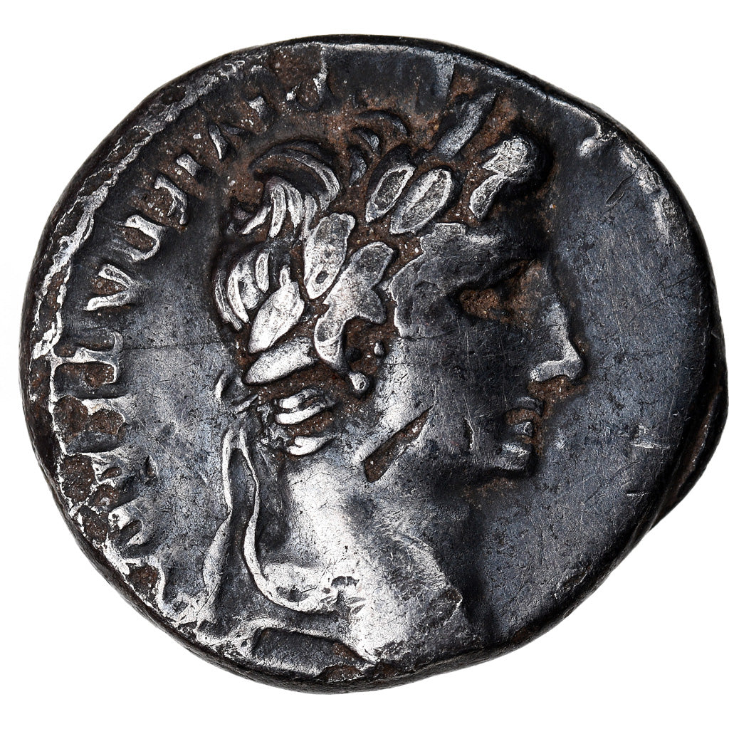 Coin, Augustus, Denarius, Lyon - Lugdunum, F(12-15), Silver, RIC:207