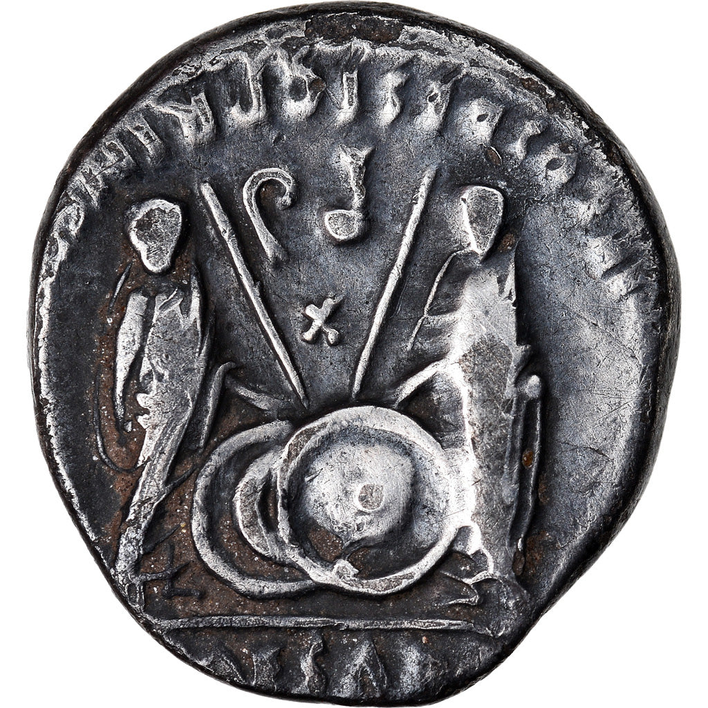 Coin, Augustus, Denarius, Lyon - Lugdunum, F(12-15), Silver, RIC:207