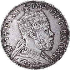 Münze, Äthiopien, Menelik II, Birr, 1897, Paris, SS+, Silber, KM:5