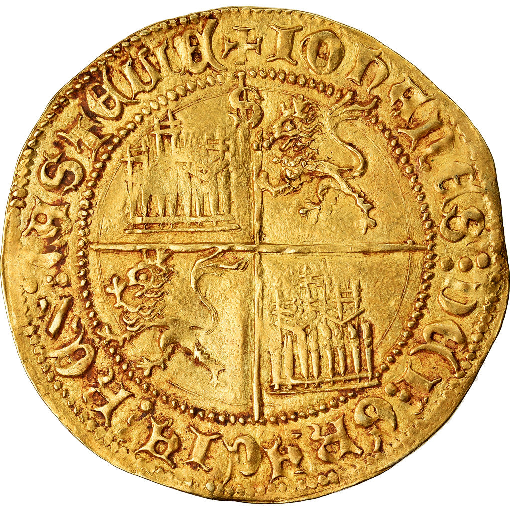 Moneda, España, Juan II, Dobla, XVth Century, Sevilla, MBC+, Oro