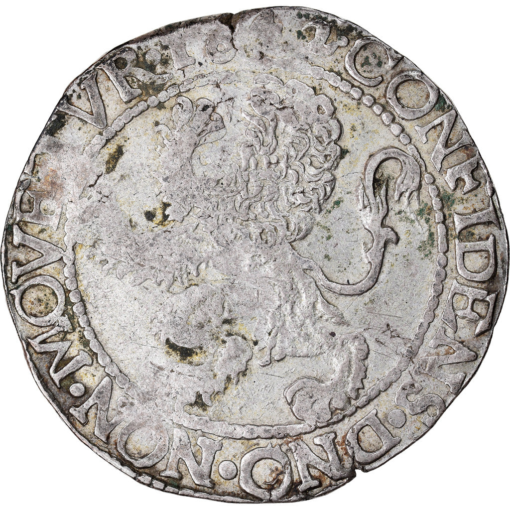Coin, Netherlands, UTRECHT, Daalder, Lion, 1642, Utrecht, VF(20-25), Silver
