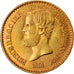 Moneta, Brazylia, Pedro II, 20000 Reis, 1851, AU(55-58), Złoto, KM:463
