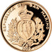 Coin, San Marino, 2 Scudi, 2009, Rome, MS(63), Gold, KM:450