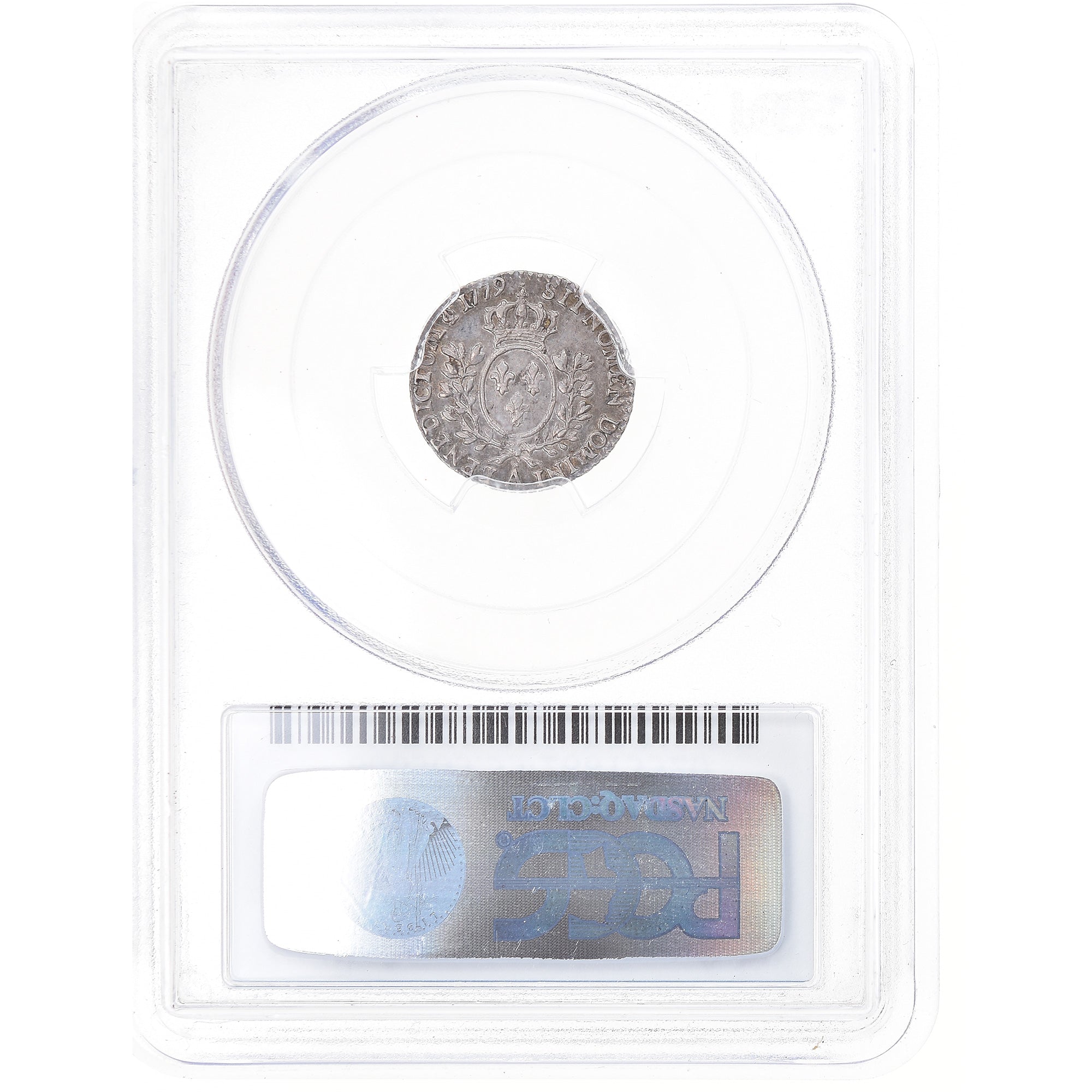 Monnaie, France, Louis XV, 1/20 Écu à la vieille tête (6 sols), 6 Sols, 1/20