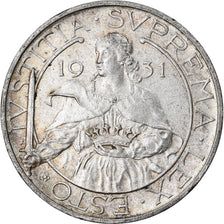 Coin, San Marino, 10 Lire, 1931, Rome, AU(50-53), Silver, KM:10