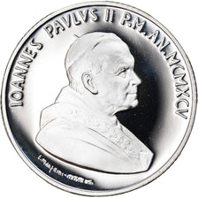 Münze, Vatikanstadt, John Paul II, 10000 Lire, 1995, Roma, STGL, Silber, KM:260