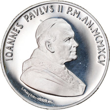 Moneta, CITTÀ DEL VATICANO, John Paul II, 10000 Lire, 1995, Roma, FDC, Argento