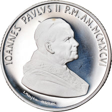 Monnaie, Cité du Vatican, John Paul II, 10000 Lire, 1996, Roma, FDC, Argent
