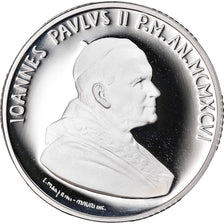 Monnaie, Cité du Vatican, John Paul II, 10000 Lire, 1996, Roma, FDC, Argent