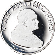 Coin, VATICAN CITY, John Paul II, 10000 Lire, 1996, Roma, MS(65-70), Silver
