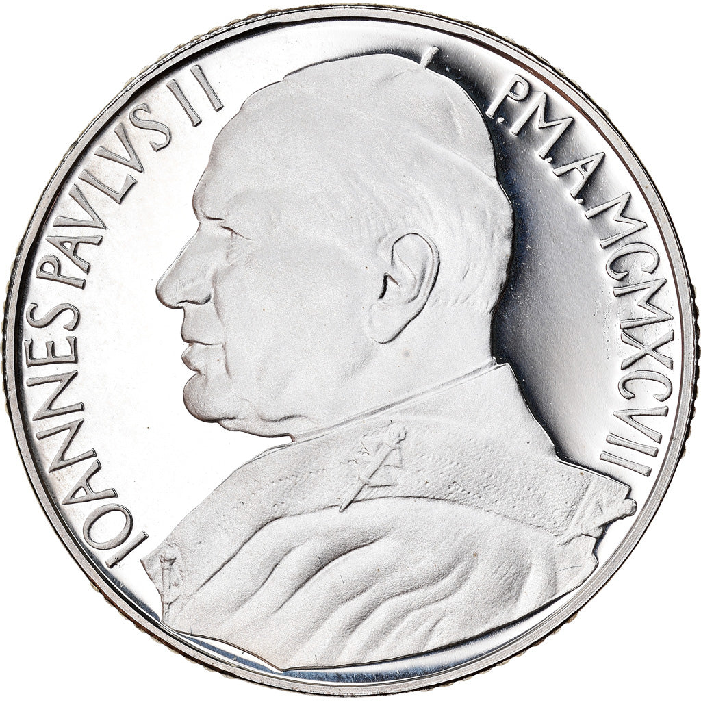 Moneta, PAŃSTWO WATYKAŃSKIE, John Paul II, 10000 Lire, 1997, Roma, MS(65-70)