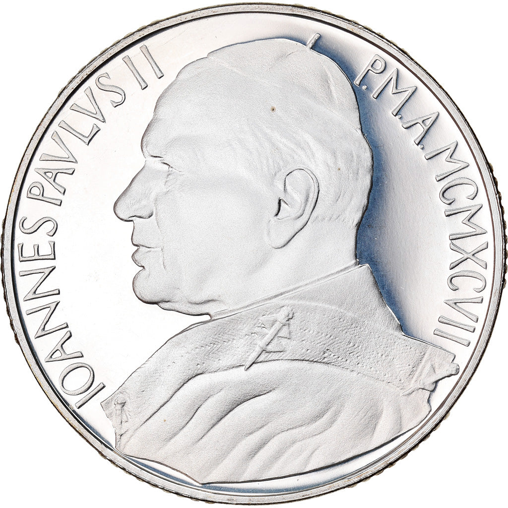Moneta, CITTÀ DEL VATICANO, John Paul II, 10000 Lire, 1997, Roma, FDC, Argento