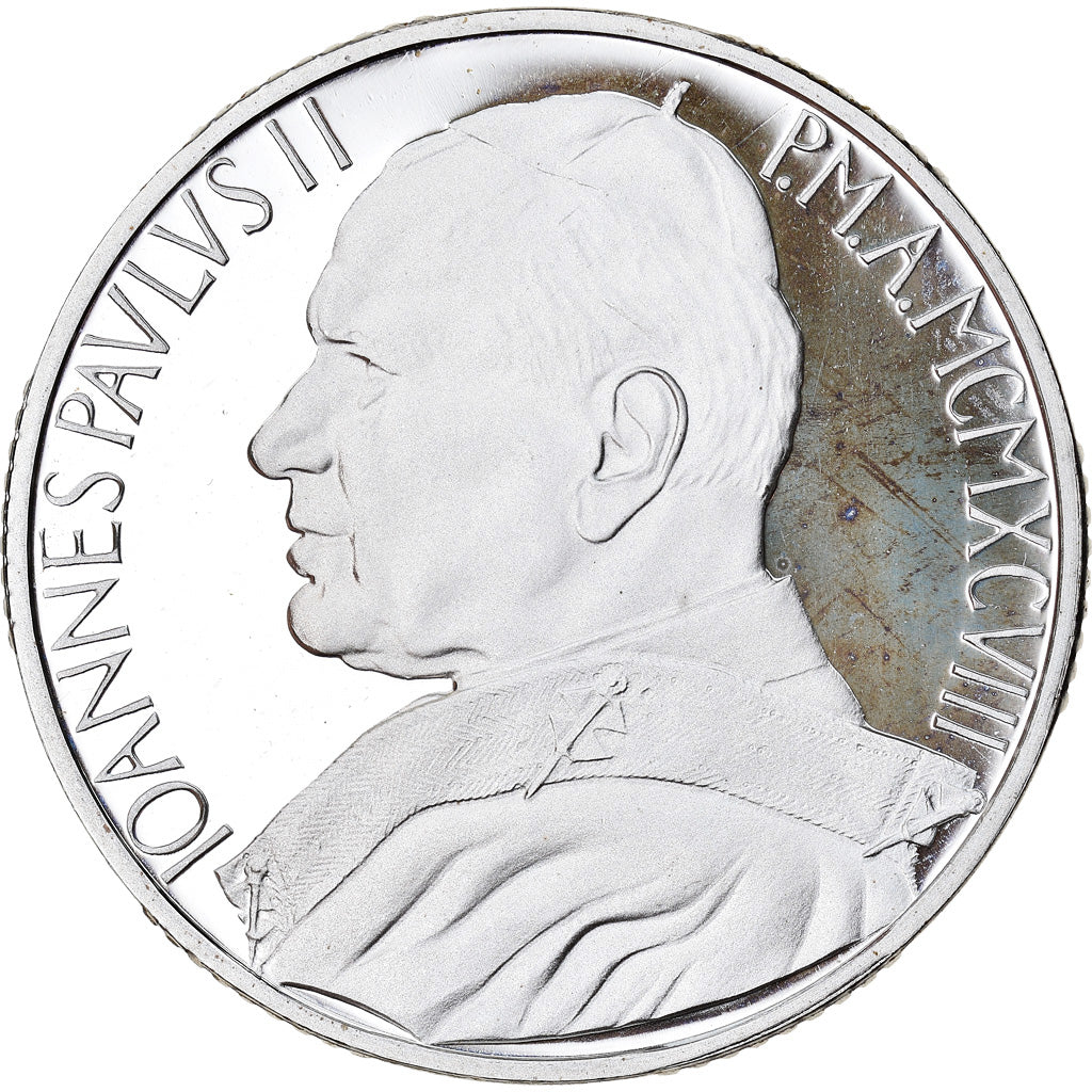 Coin, VATICAN CITY, John Paul II, 10000 Lire, 1998, Roma, MS(65-70), Silver
