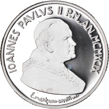 Coin, VATICAN CITY, John Paul II, 10000 Lire, 1999, Rome, MS(65-70), Silver