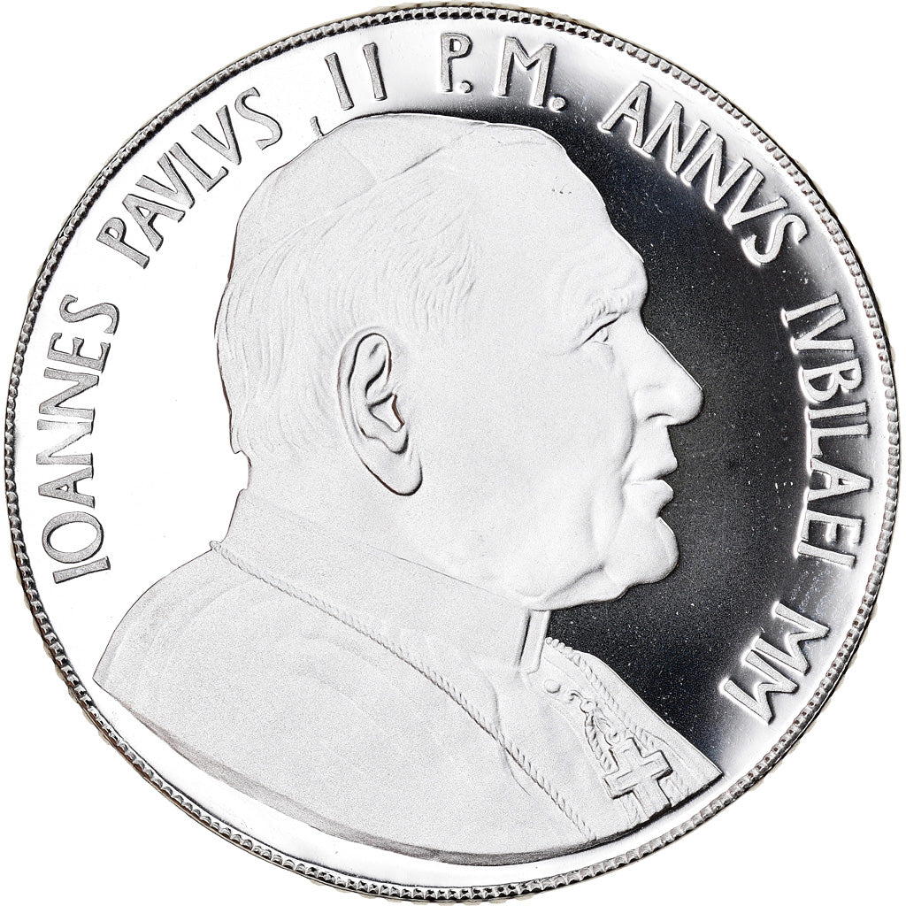 Coin, VATICAN CITY, John Paul II, 10000 Lire, 2000, Roma, MS(65-70), Silver