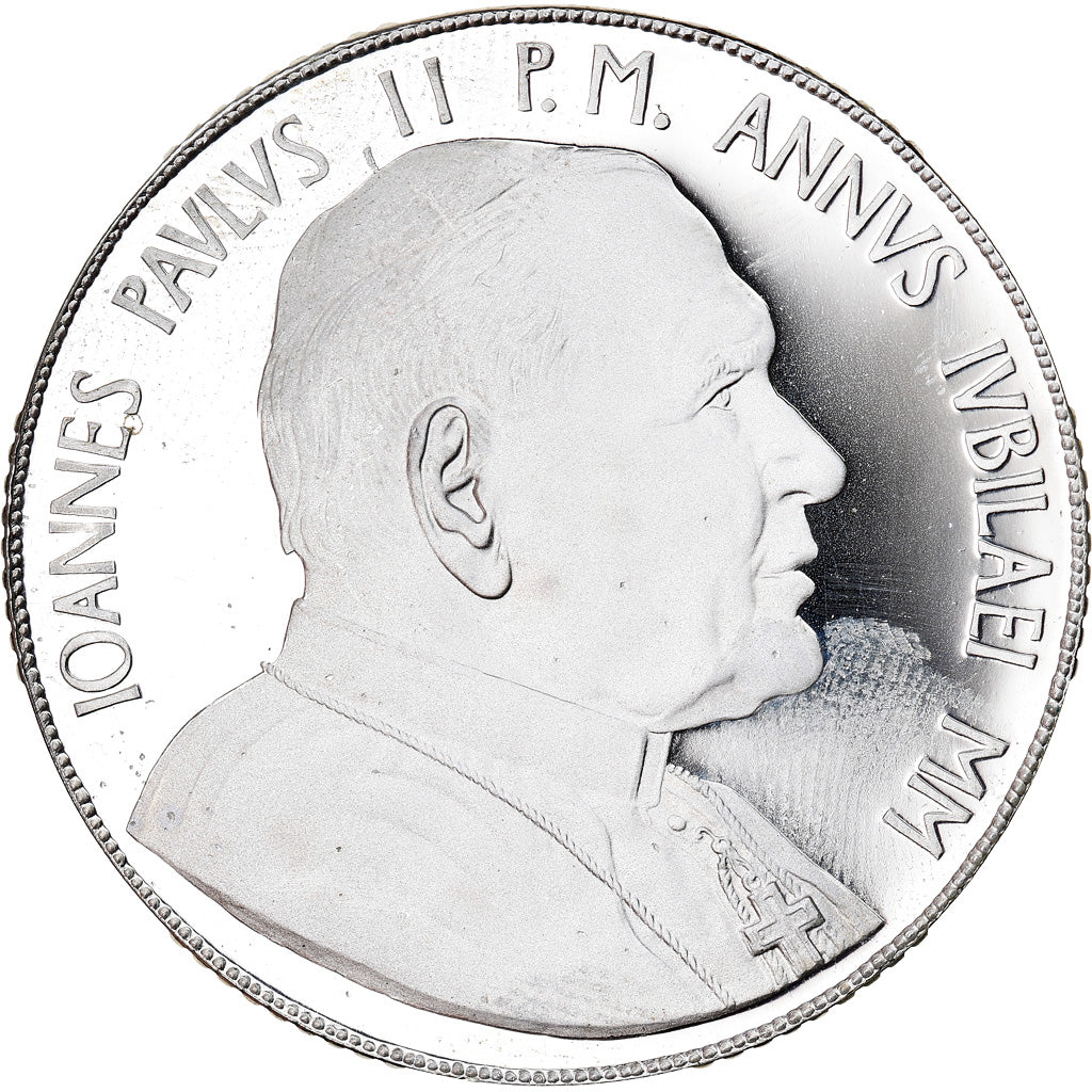 Coin, VATICAN CITY, John Paul II, 10000 Lire, 2000, Rome, MS(65-70), Silver