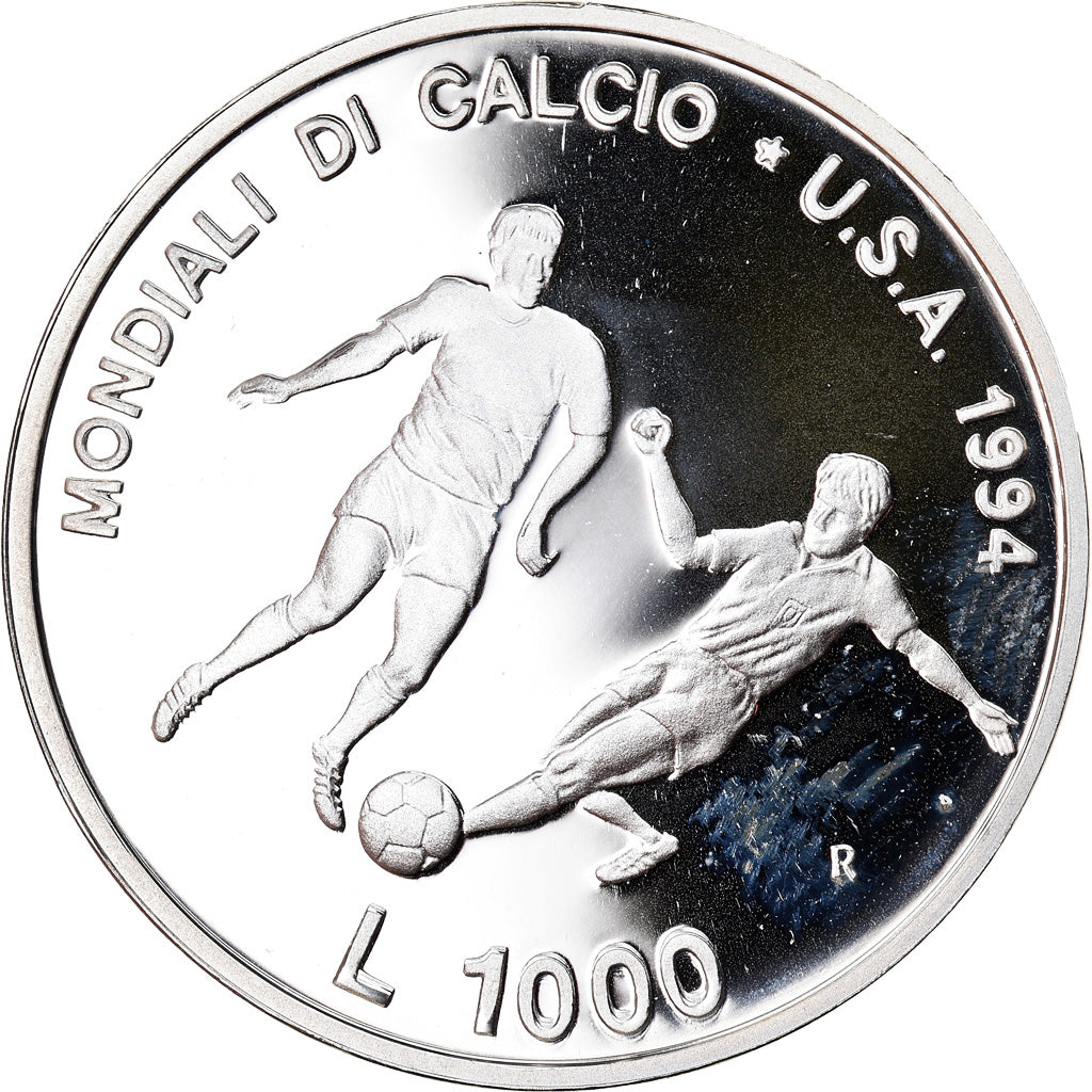 Monnaie, San Marino, 1000 Lire, 1994, Rome, FDC, Argent, KM:318