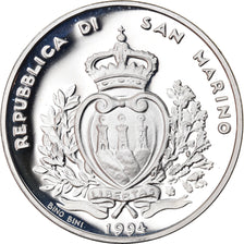Coin, San Marino, 1000 Lire, 1994, Rome, MS(65-70), Silver, KM:318