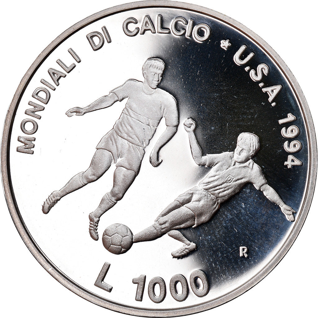 Monnaie, San Marino, 1000 Lire, 1994, Rome, FDC, Argent, KM:318