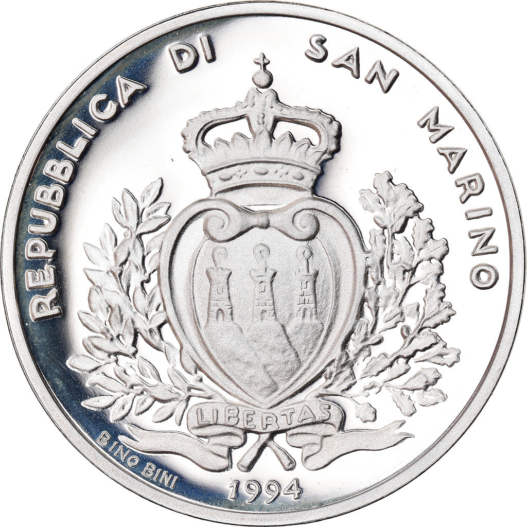 Münze, San Marino, 500 Lire, 1994, Rome, STGL, Silber, KM:317