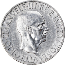 Moneda, Italia, Vittorio Emanuele III, 10 Lire, 1936, Rome, MBC+, Plata, KM:80