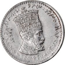 Moneda, Etiopía, Haile Selassie I, 25 Matonas, 1931, BC+, Níquel, KM:30