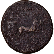 Moneta, Germanicus, Dupondius, Roma, MB+, Bronzo, Cohen:7