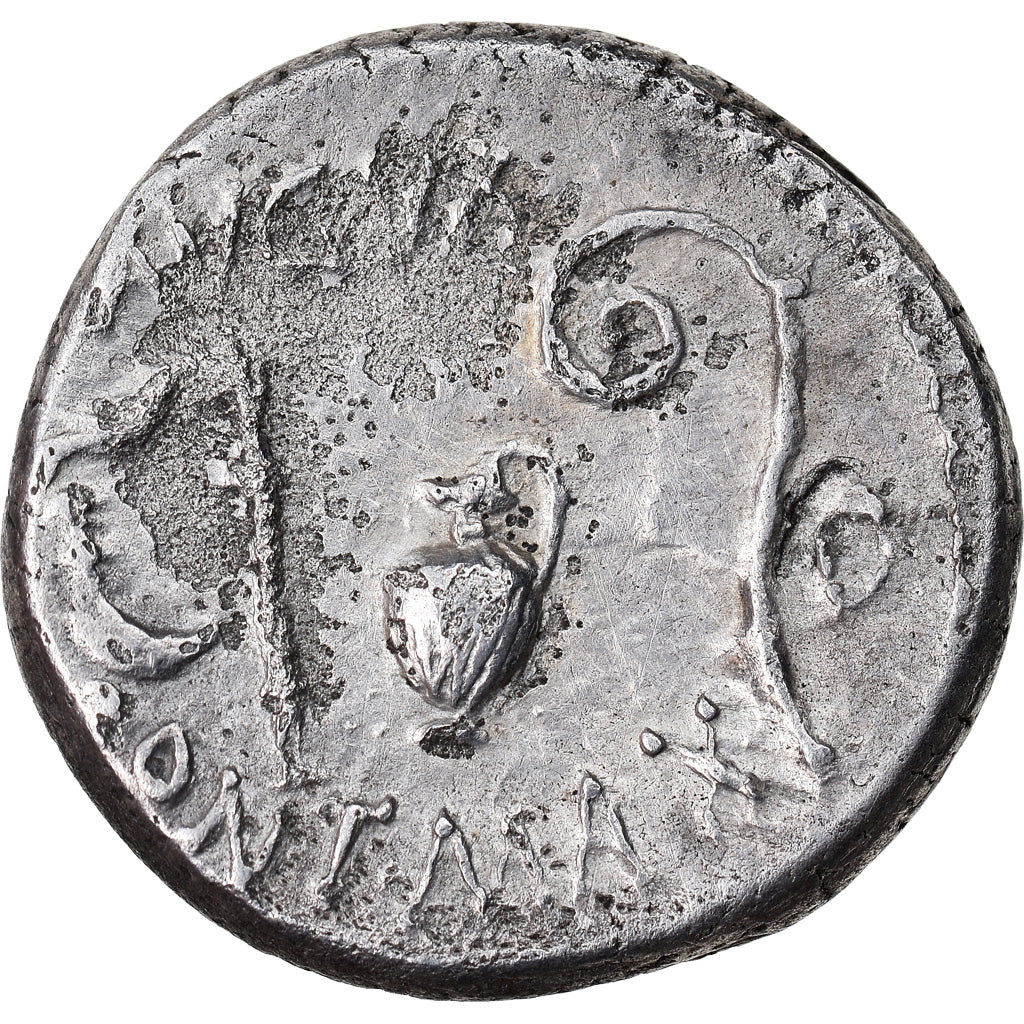Moneda, Julius Caesar, Denarius, Rome, MBC, Plata, Crawford:467/1