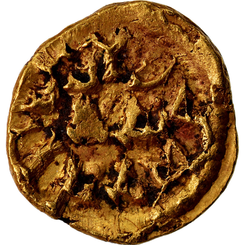 Coin, Ethiopia, 1/10 Stater, 300-305, Axum, AU(50-53), Gold