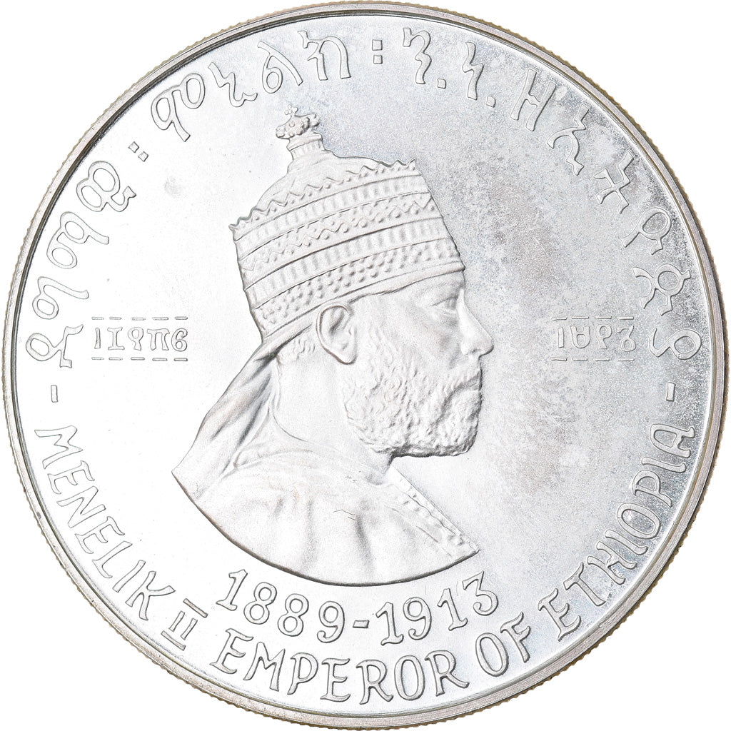 Coin, Ethiopia, Haile Selassie, 5 Dollars, 1972, MS(65-70), Silver, KM:52