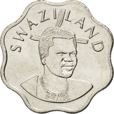Moneda, Suazilandia, King Msawati III, 10 Cents, 2002, SC, Cobre - níquel